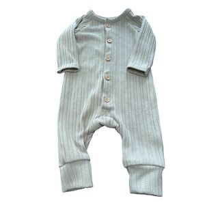 3-6 months Grayson Collective Baby Boys Ribbed‎ Button Bodysuit Spring